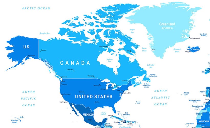 Projects delivered across North America